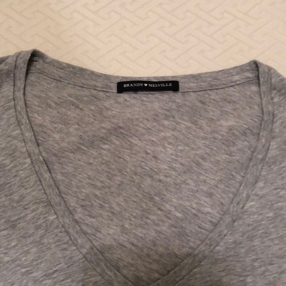 Brandy Melville cropped v-neck